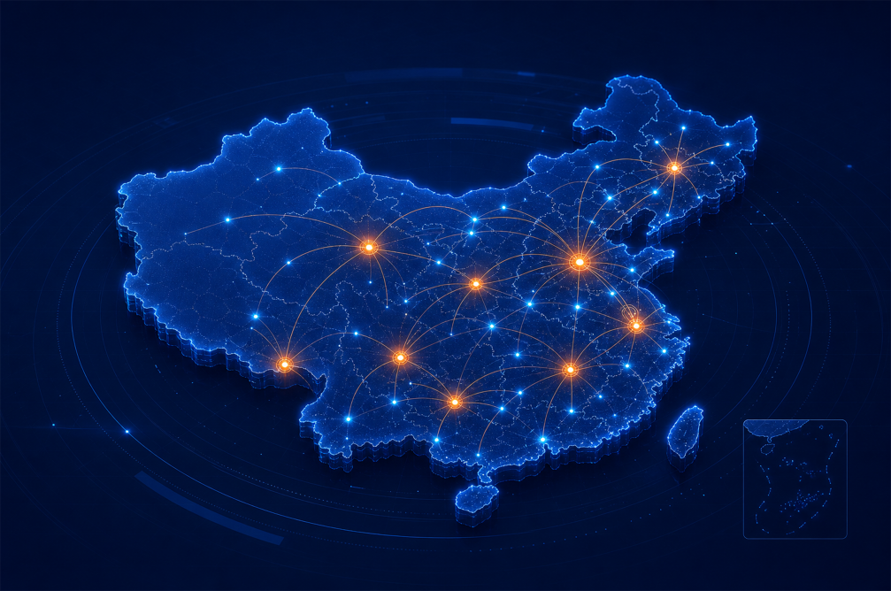 全国服务网络地图